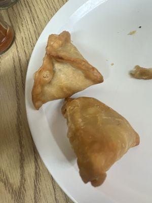 Potato samosas