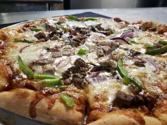 Philly Cheese Steak Pizza