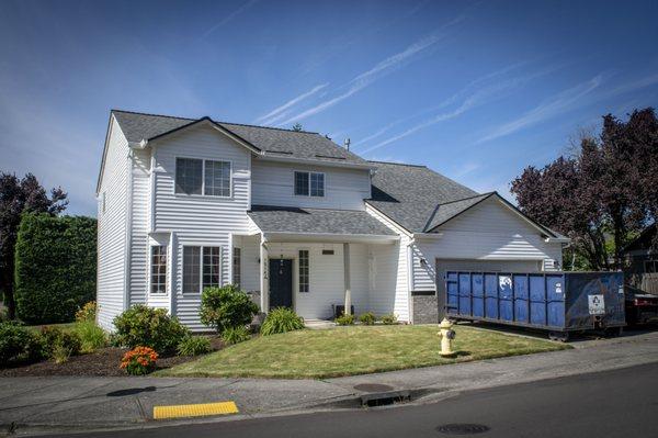 The new roof on this home really enhanced the overall curb appeal!