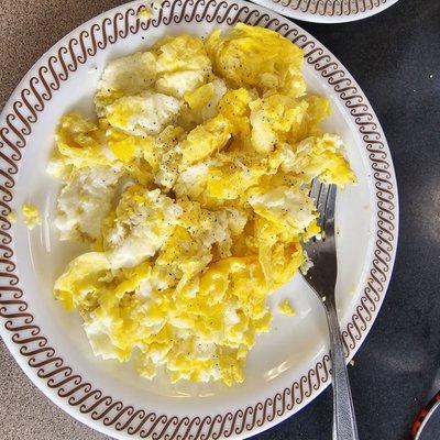 Supposed to be scrambled eggs.