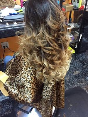 Ombré hairstyle