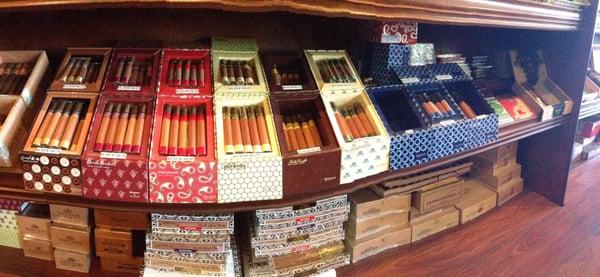 We carry a mix of traditional and infused cigars for all your smoking preferences.