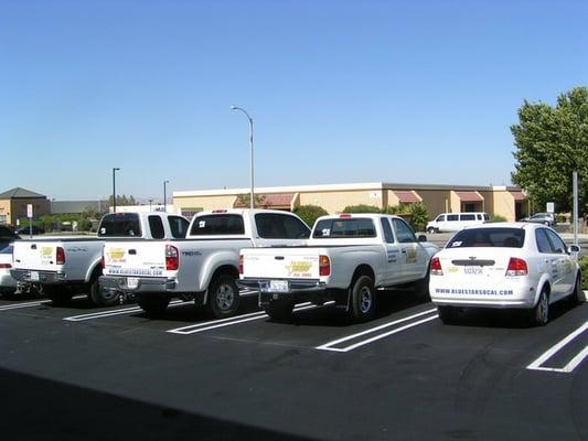 Some of our Bluestar Vehicles