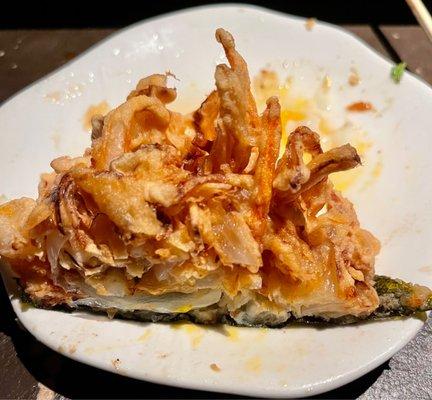 Close up look at the outstanding Japanese style tempura.