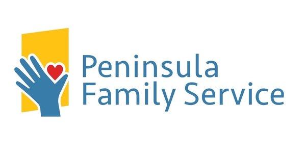 This is the logo for the Peninsula Family Service organization.