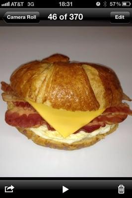 Bacon Egg Cheese Crossant