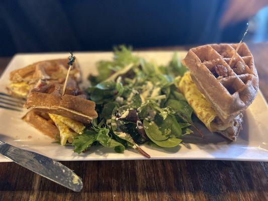 BLT Waffle Sandwich