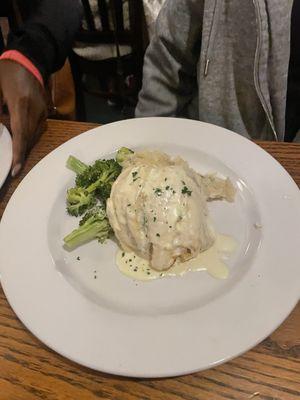 BAKED HADDOCK stuffed