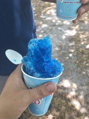 Blueberry and blue raspberry!