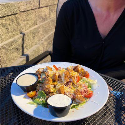 Honey mustard chicken salad