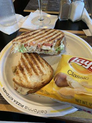 California club chicken grilled panini