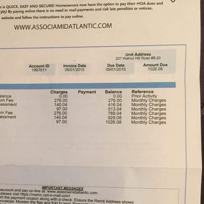 You have got to be kidding me! I sold my unit in July and I'm still getting billed. This is how much of a mess this place is.