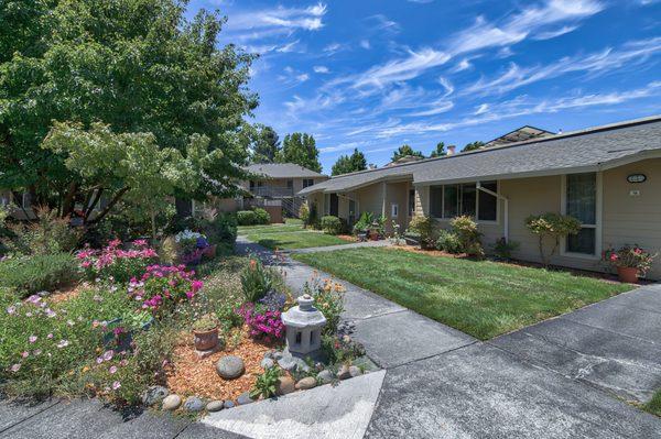 Cottages with patios are amazing.