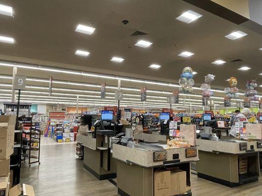 Inside view of Safeway in Lebanon, Oregon.