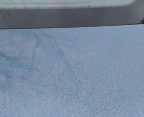 Lots of these missing paint spots on car