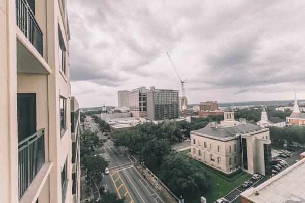 12th floor view from the Tennyson downtown