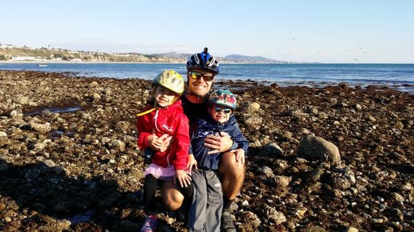 Exploring Doheny Beach at low tide