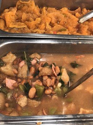 Chicharron and Charro Beans