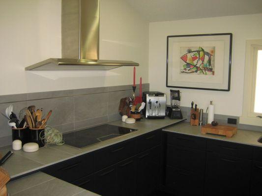 Contemporary Black Kitchen