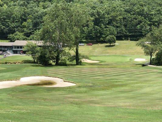 18th fairway & green