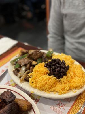 L1. Pepper Steak with Rice Lunch Special