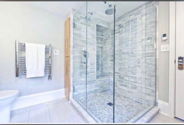 Beautiful bathroom shower doors