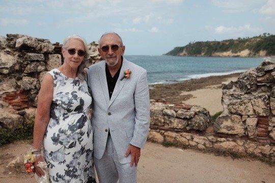 Martin did an amazing job on both our outfits for our daughter's wedding at the ruins in Puerto Rico.