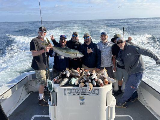 Day trip to the Islands, only 1 YT but limited on other species. Lots of fishing for a day trip.