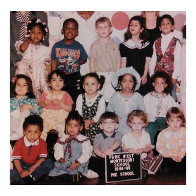 Me at Park West as a Preschooler! I'm right in the middle!