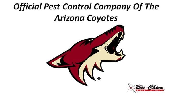 Official Exterminator of you Arizona Coyotes