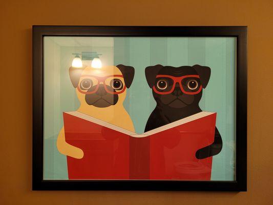 Love this pug artwork here!