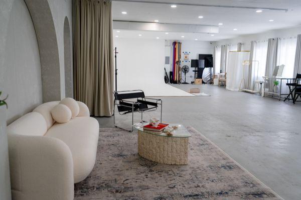 Beautiful natural light photography studio in Miami