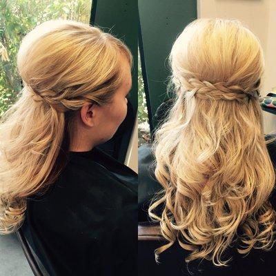 Bridal hairstyle by: Morgan Goodwin