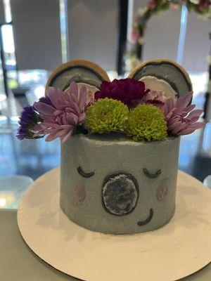 4" Koala Cake