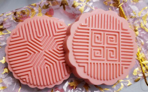 Pretty in Pink Shea Butter & Lemongrass Essential oil  Design Soap 2 Set