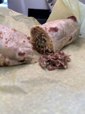 Machaca Burrito