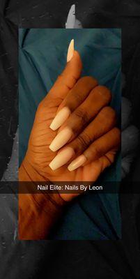 Nails done by Leon