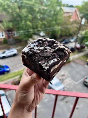 Cookies n Cream Stacked Brownie