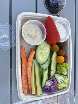 $18 veggie tray