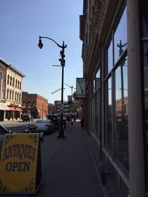 Front entrance 3rd St sidewalk