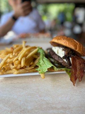 The Boursin Bacon Burger*