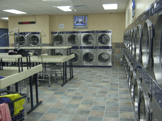 115 washers and dryers so NO waiting ever.  Stop by Time To Wash for Free Wifi and clean bathrooms.  You will be glad you did