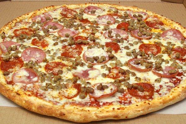 Our best selling pizza, the Meat Lovers Pizza