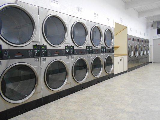 Large, Energy-efficient Dryers.