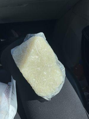 Side of sticky rice. Pathetic