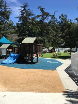 Our Play Structure and Rubberized Flooring.