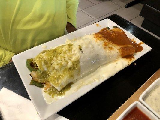 Steak and Cheese Burrito