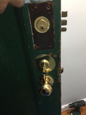 Apartment lock upgrade