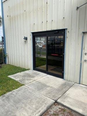 Front door to FBO