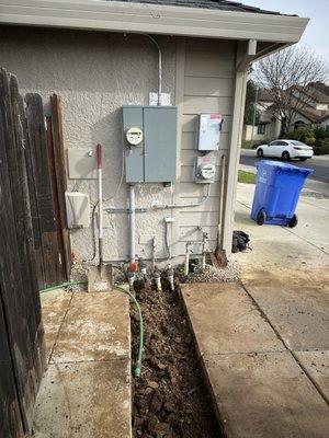 200 amp panel upgrade fed from underground